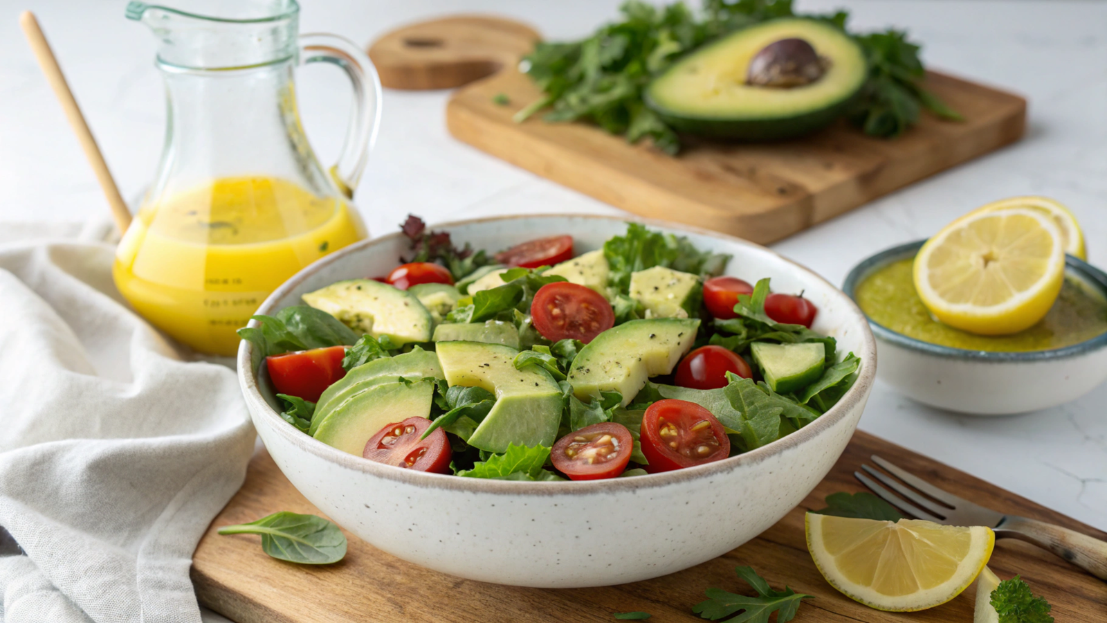 Lemon-infused salads for a Low-Sodium Diet