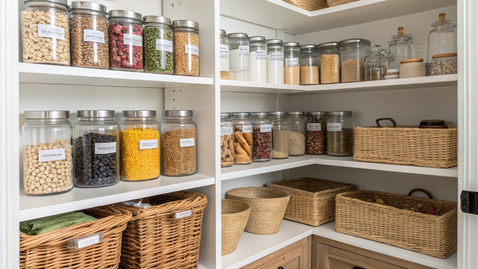 Efficient Pantry Staple Organization for Optimal Dietary Structure