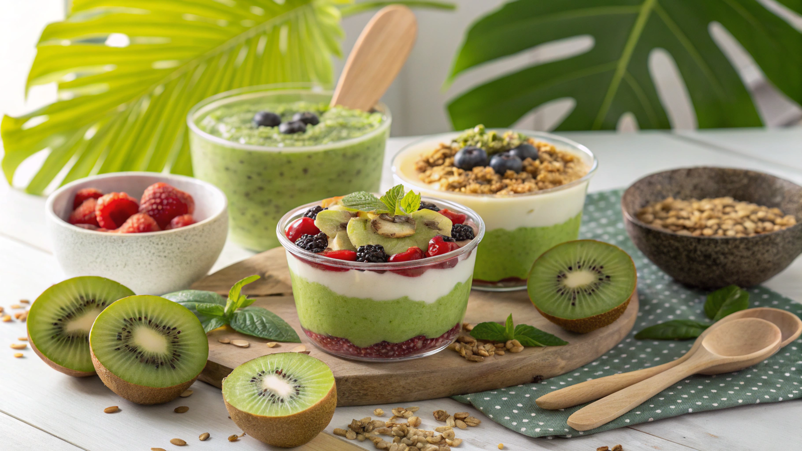 Kiwi-Based Vitamin-C Desserts for Sustained Energy