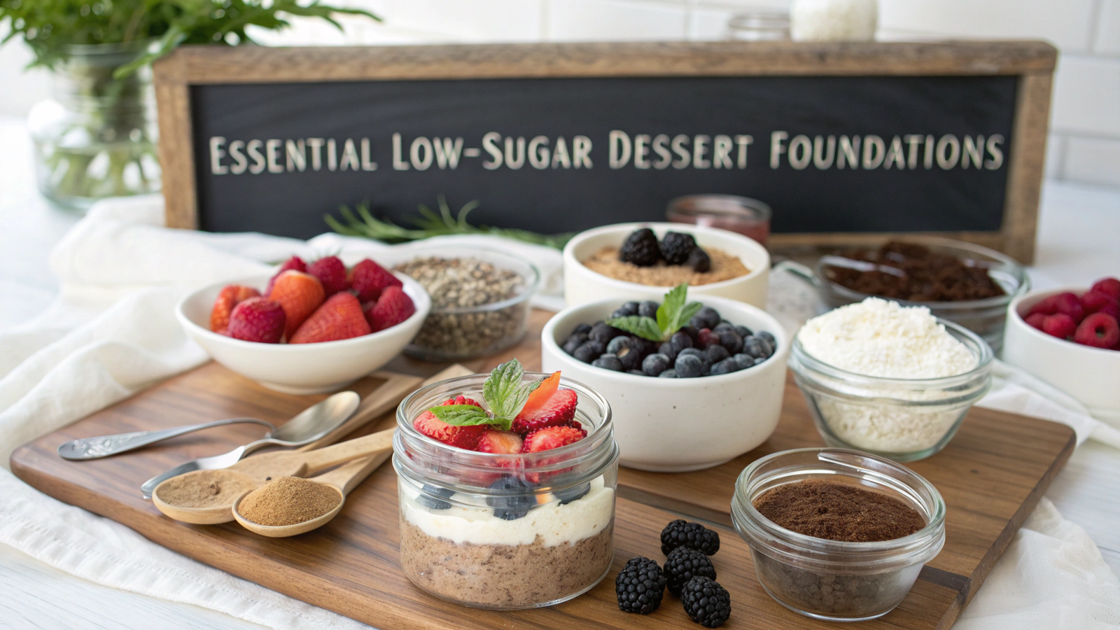Essential Low-Sugar Dessert Foundations