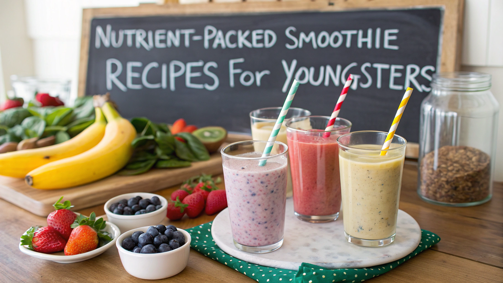 Nutrient-Packed Smoothie Recipes for Youngsters