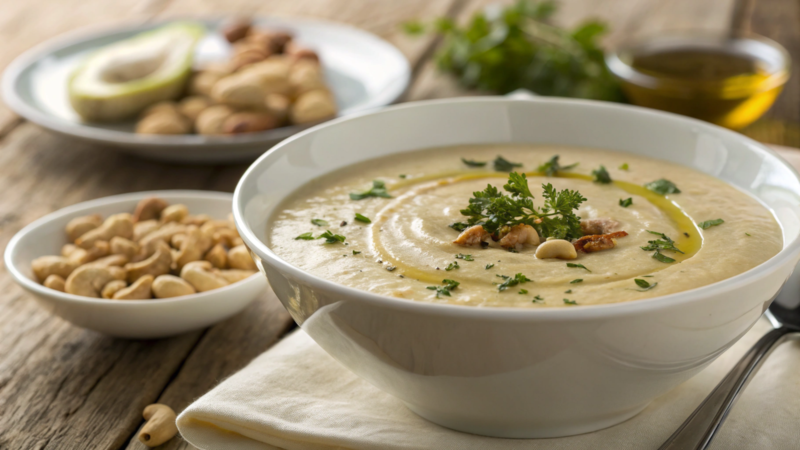 Cashew Creamy Soups: Nutrient-Rich Anti-Aging Elixirs