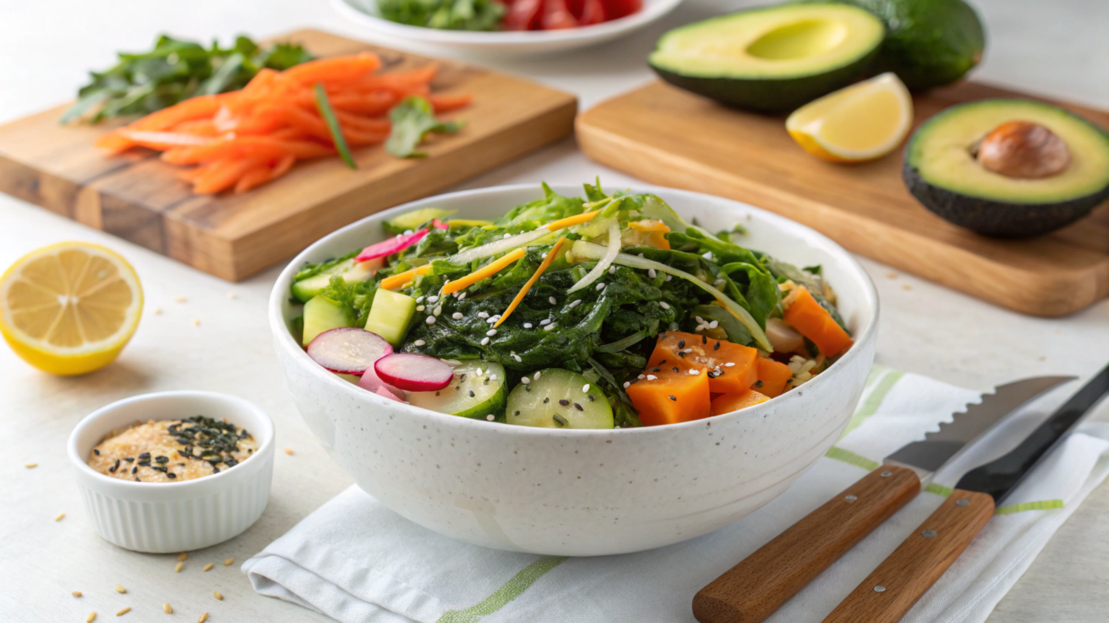 Seaweed Mineral Salads: Nutrient Composition and Preparation Techniques