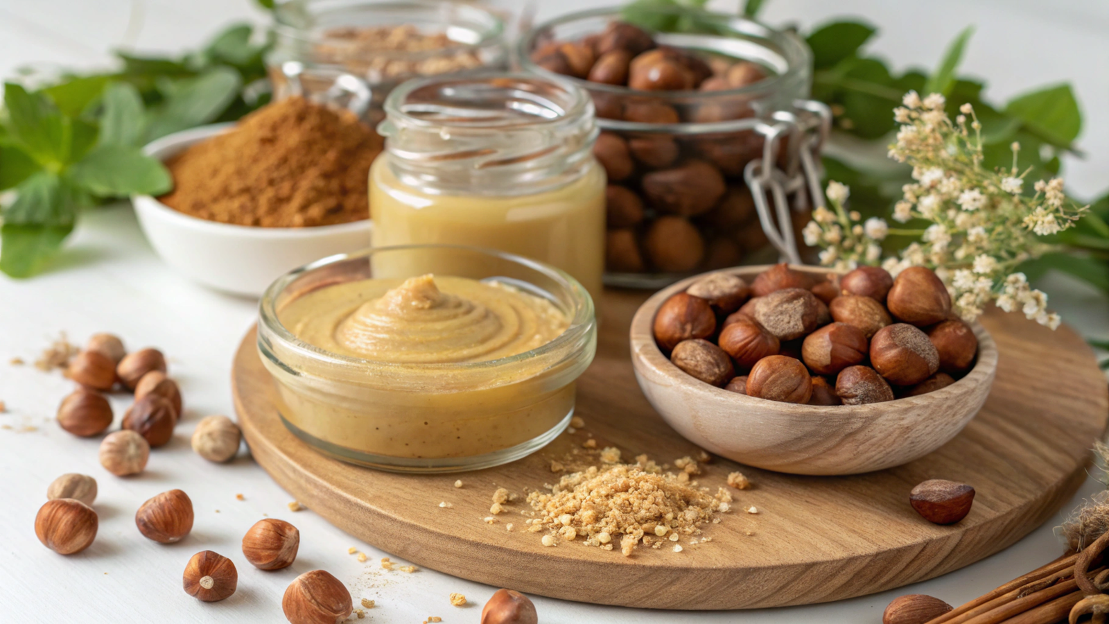 Hazelnut-Based Nutritional Blends for Skin Vitality