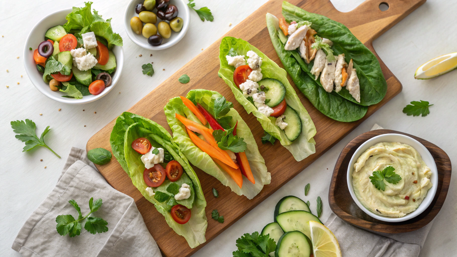 Low-carb Leafy Wraps: Structure, Preparation, and Variations