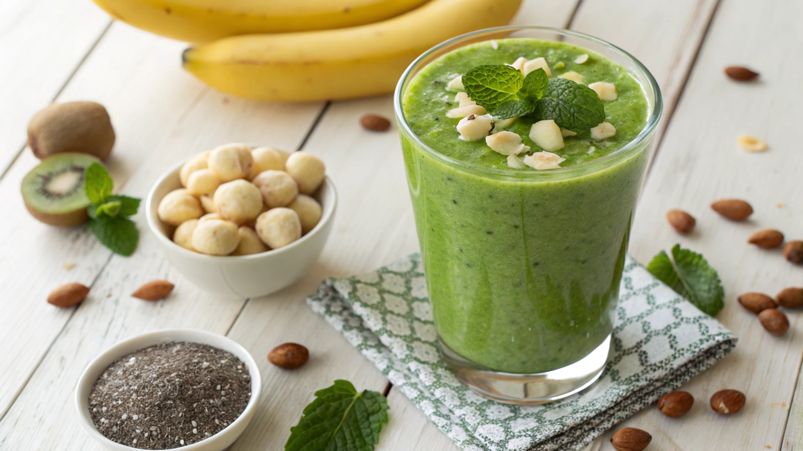 Macadamia detox smoothies