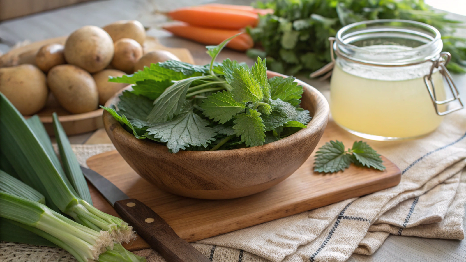 Spring Nettle Soup Bases: Nutritional and Culinary Foundations