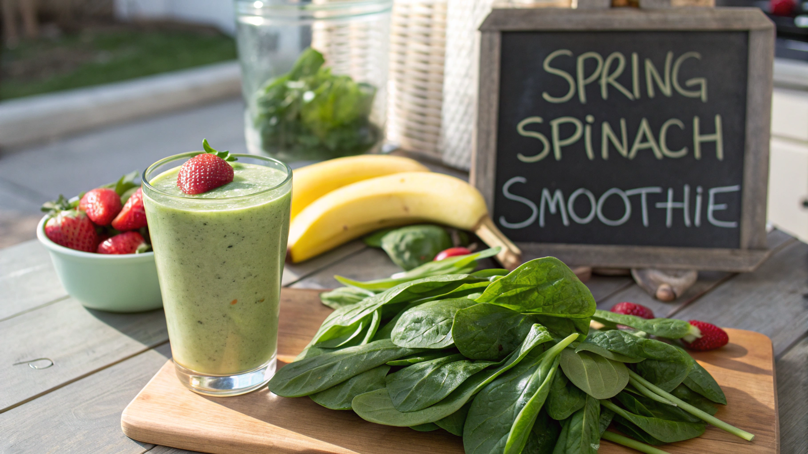 Optimizing Spinach Smoothie Formulations for Spring Nutrition