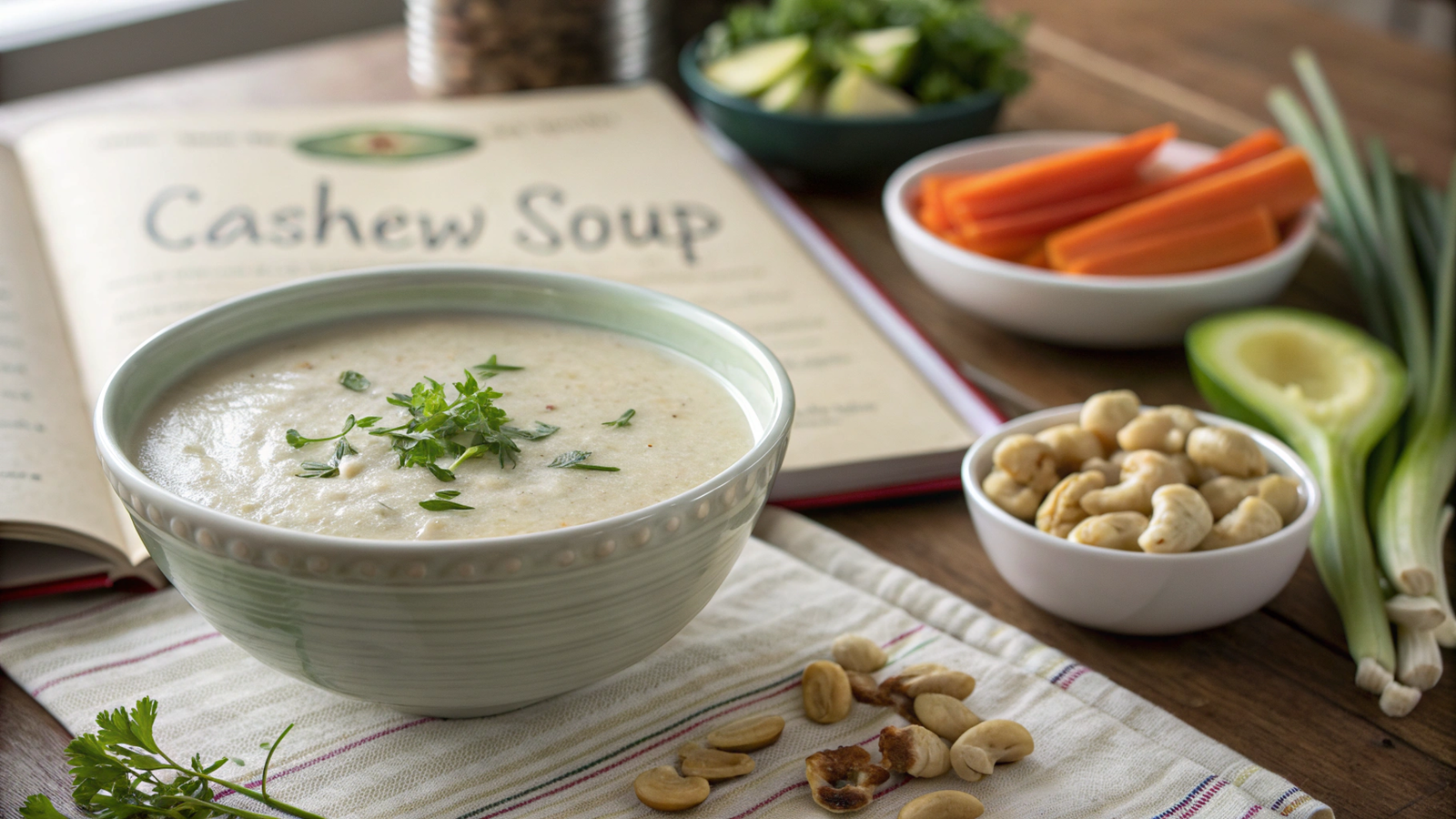 Nutritional Benefits and Preparation of Cashew Creamy Soups