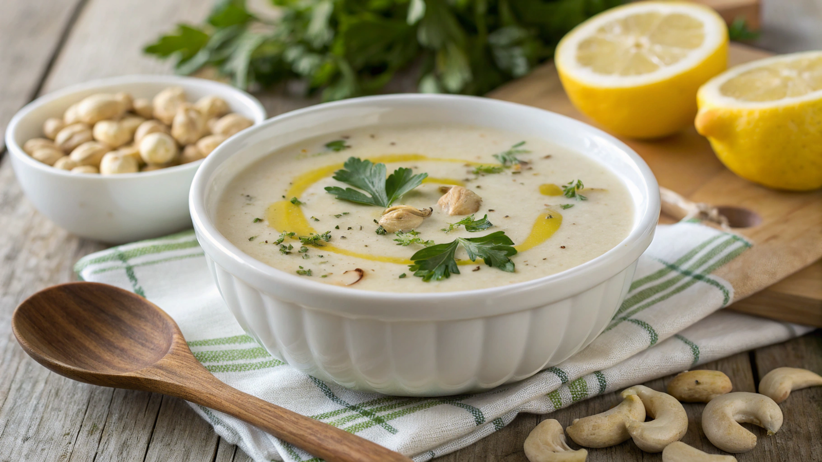 Cashew Creamy Broths for Liver Health