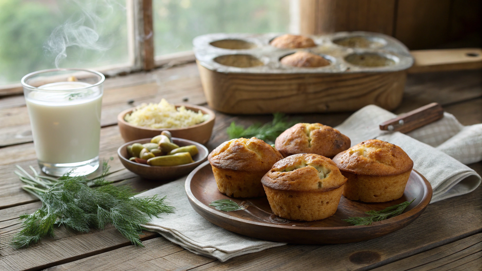 Kefir Savory Muffins: Fermented Baking Techniques