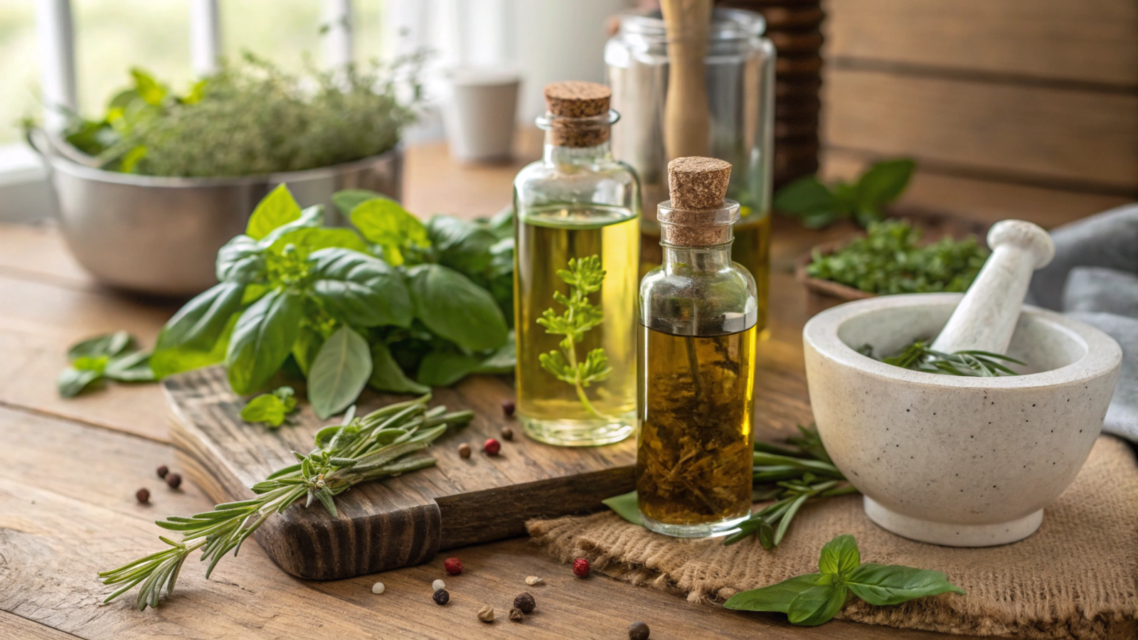 Herb-infused Oils: Techniques and Applications