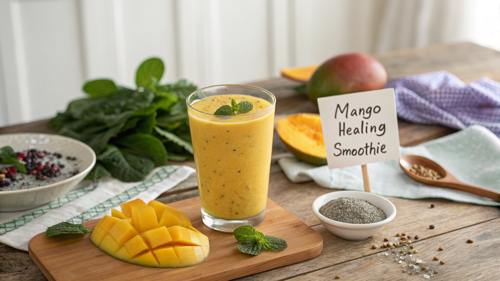 Mango Healing Smoothies for Post-Surgical Recovery