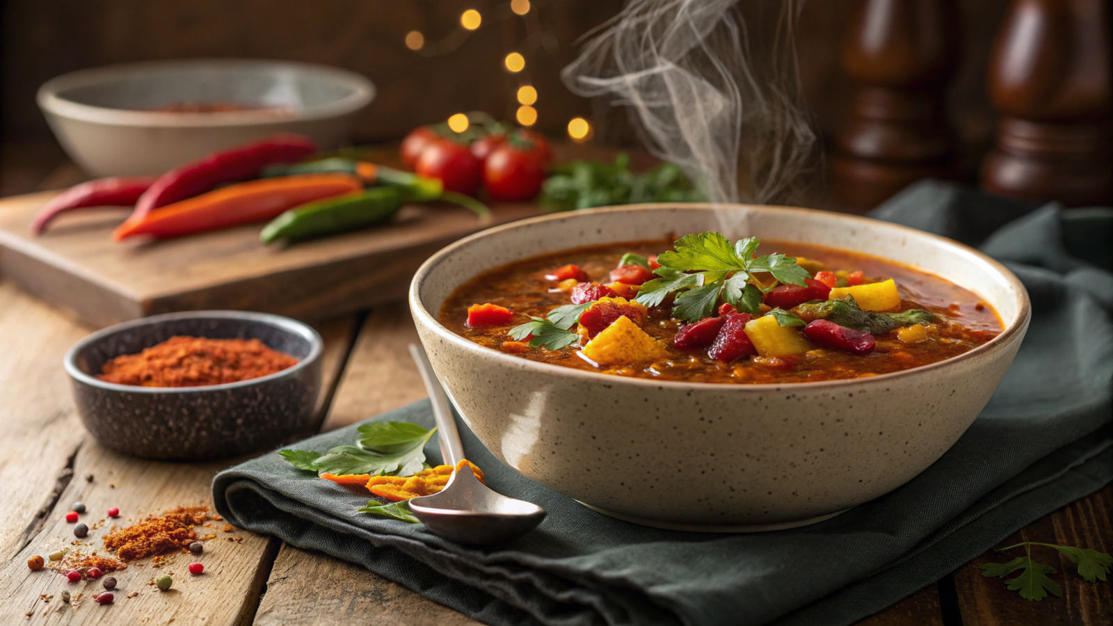Chili-infused soups for metabolic enhancement