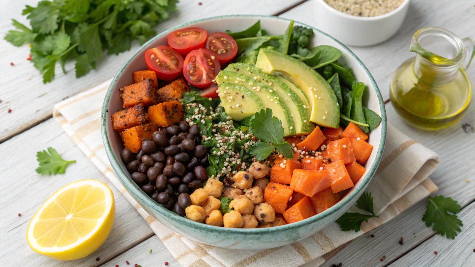Optimizing Fiber Intake with Vegetarian Bowl Meals