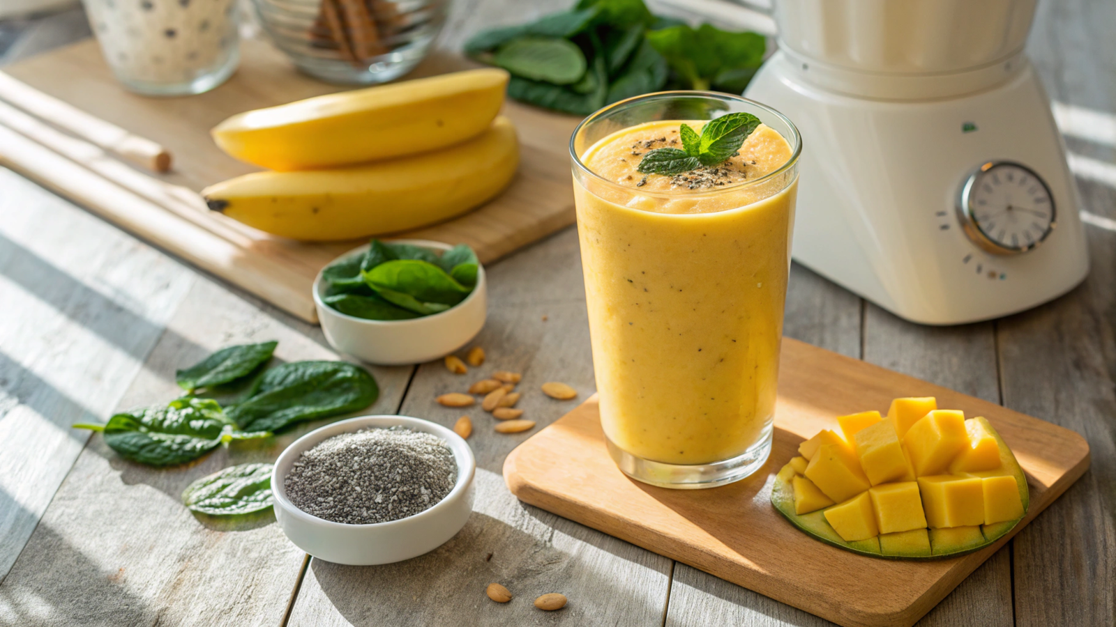 Mango Energy Smoothies: Nutritional Optimization and Preparation