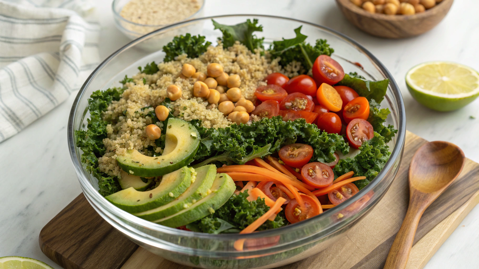 Nutrient-Dense Kale and Quinoa Salad Formulations