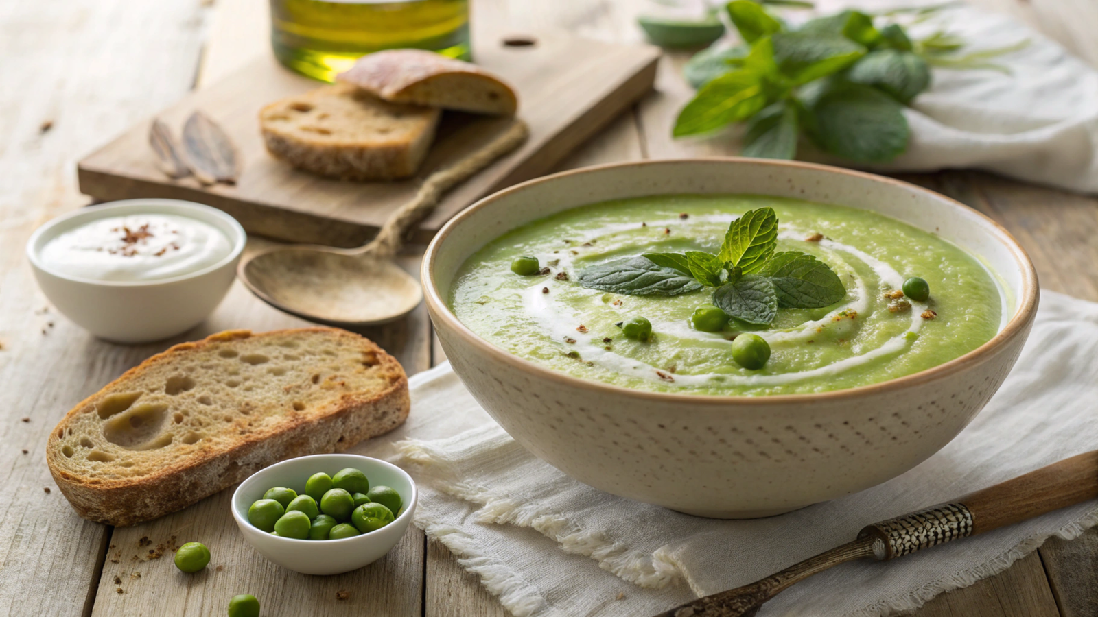 Nutritional and Culinary Exploration of Pea Puree Soups