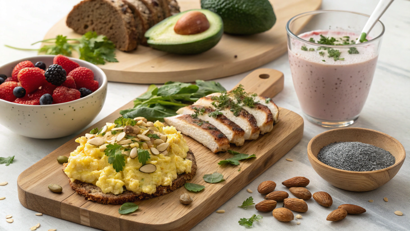 High-Protein Breakfast for Enhanced Metabolic Efficiency