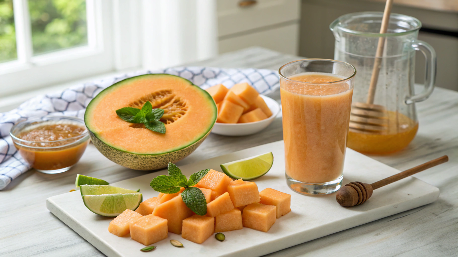 Nutritional Benefits and Preparation of Cantaloupe Cooling Drinks for Post-Surgical Recovery