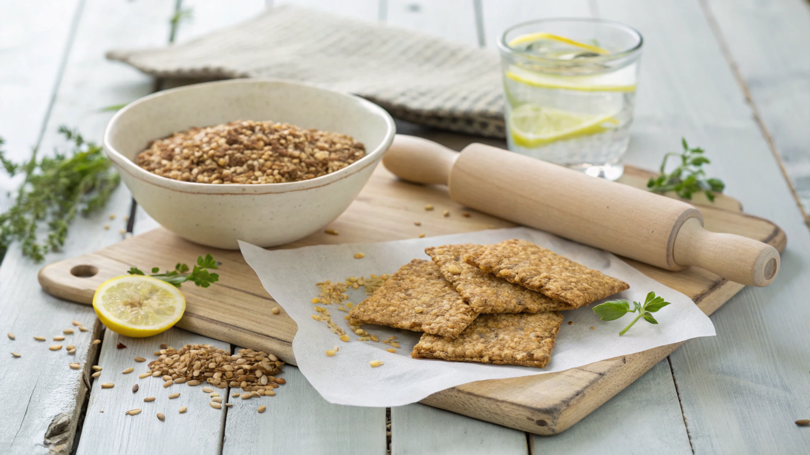 Flaxseed Cleanse Crackers: Preparation and Benefits