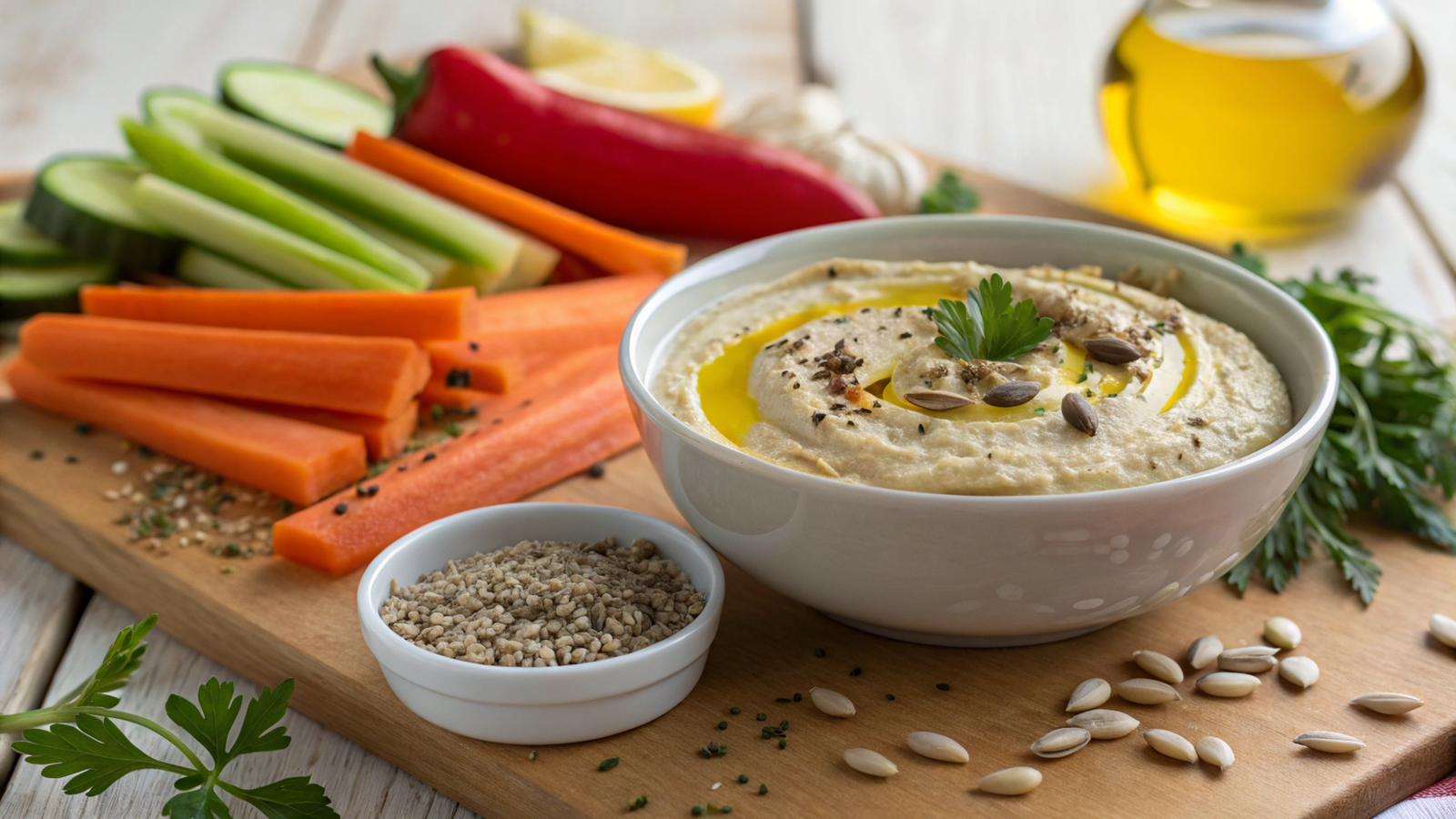 Sunflower Seed Tahini Dips for Sustained Energy