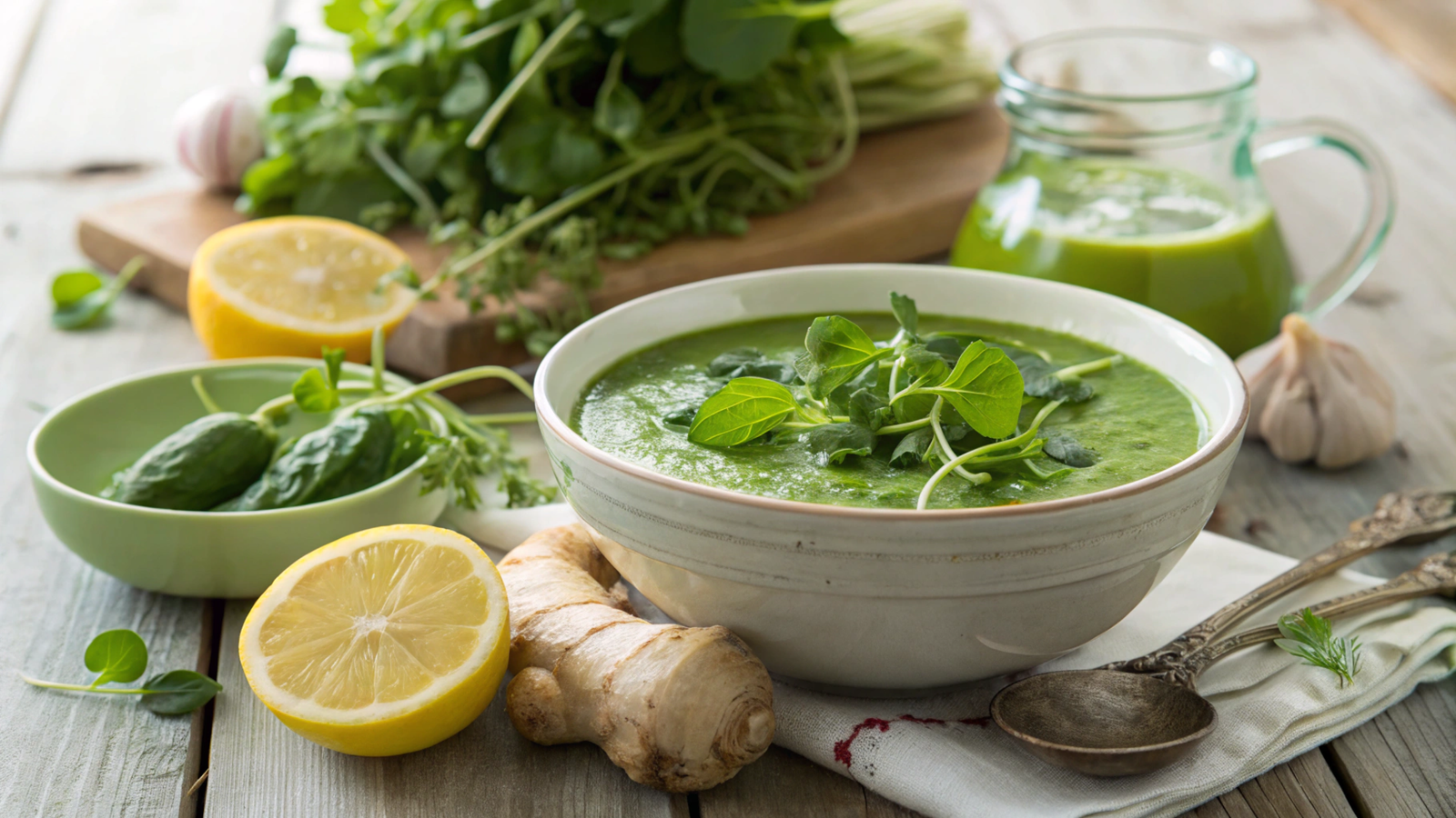Watercress Detox Soups: Nutritional and Therapeutic Properties