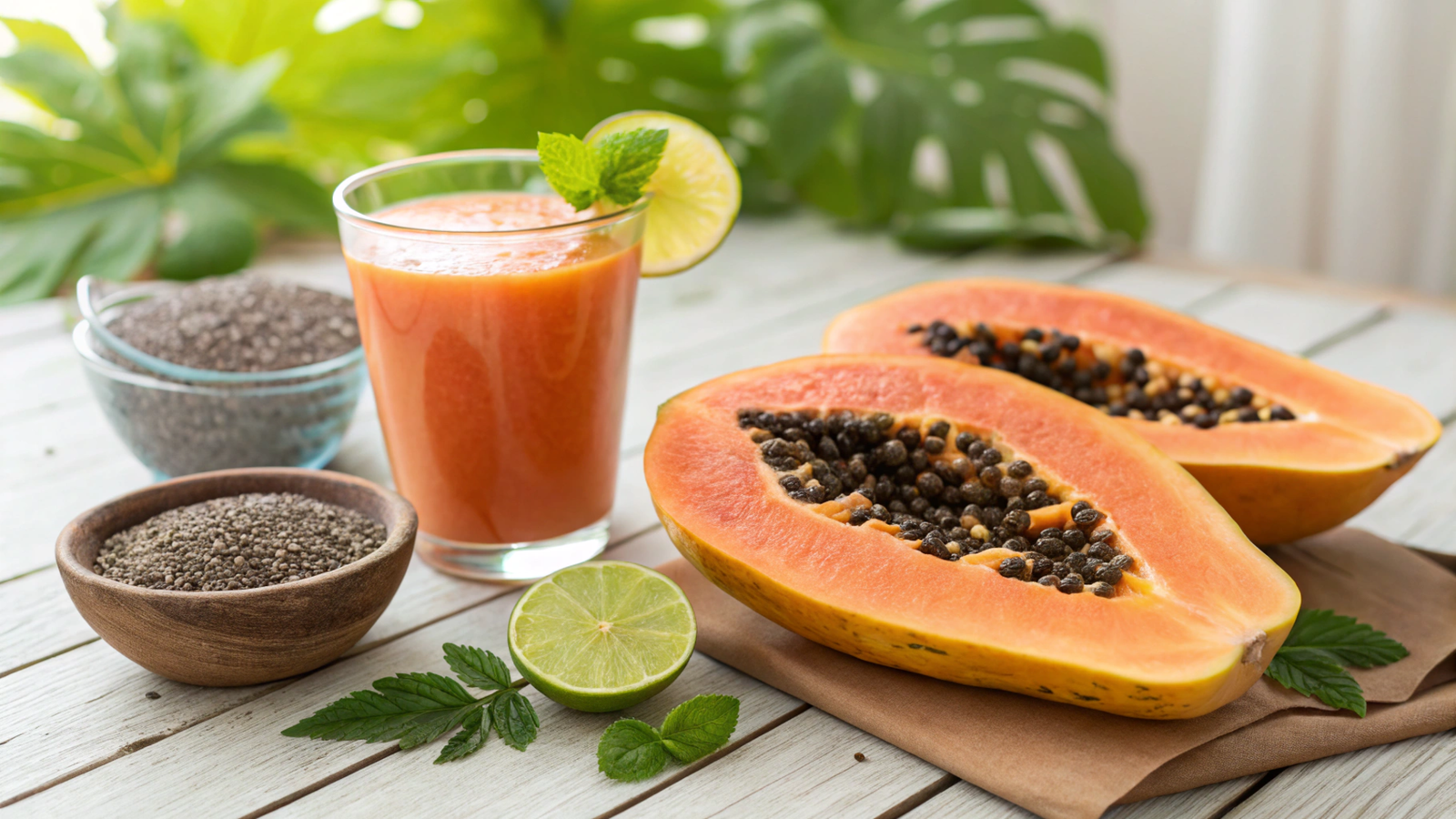 Papaya Soothing Juices: Nutritional and Therapeutic Benefits