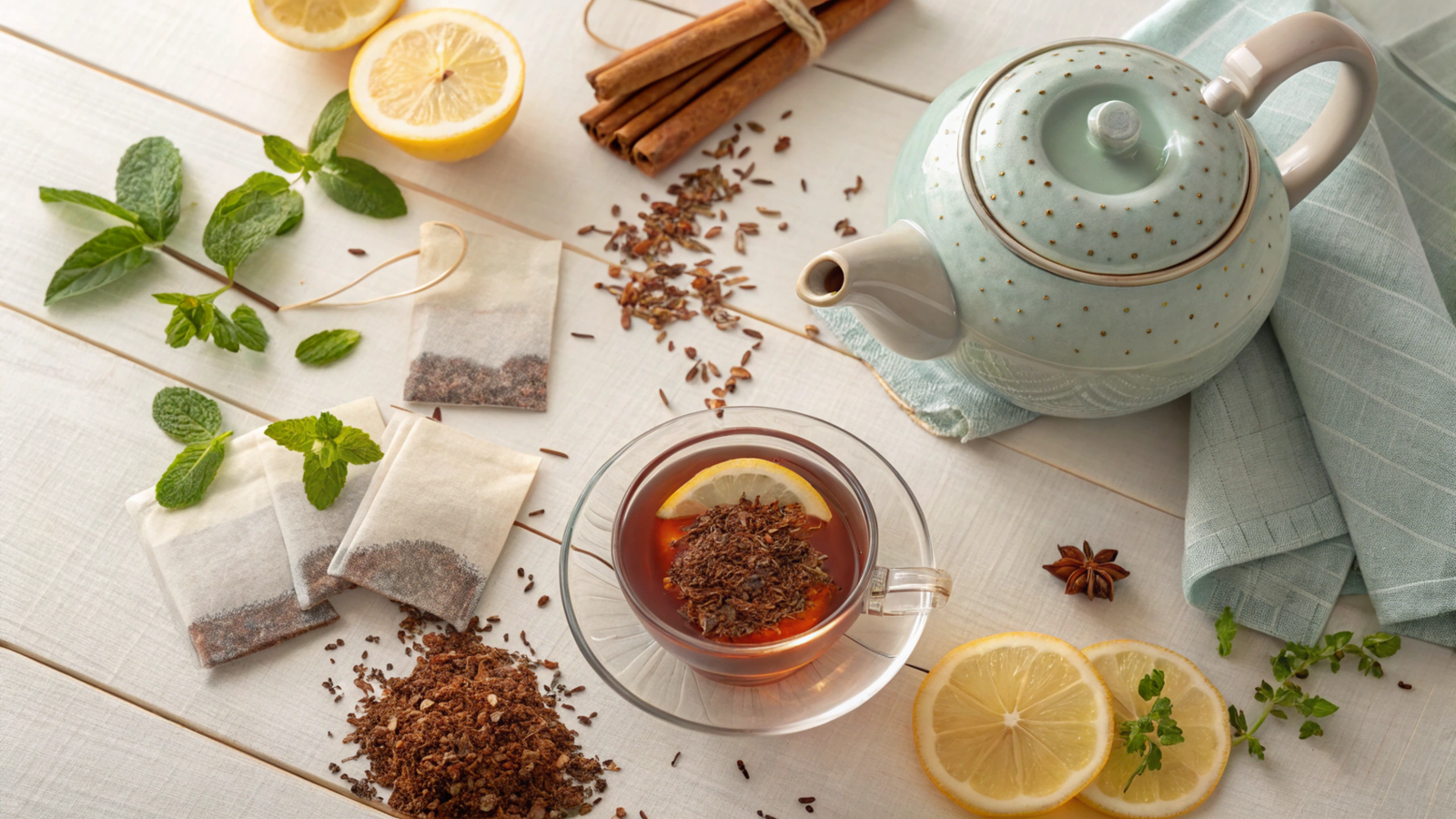 Rooibos Cleanse Teas: Composition and Application