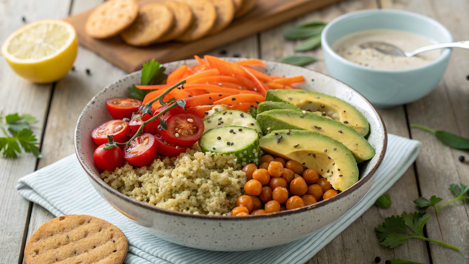 Quinoa Balanced Grain Bowls for Stress Reduction