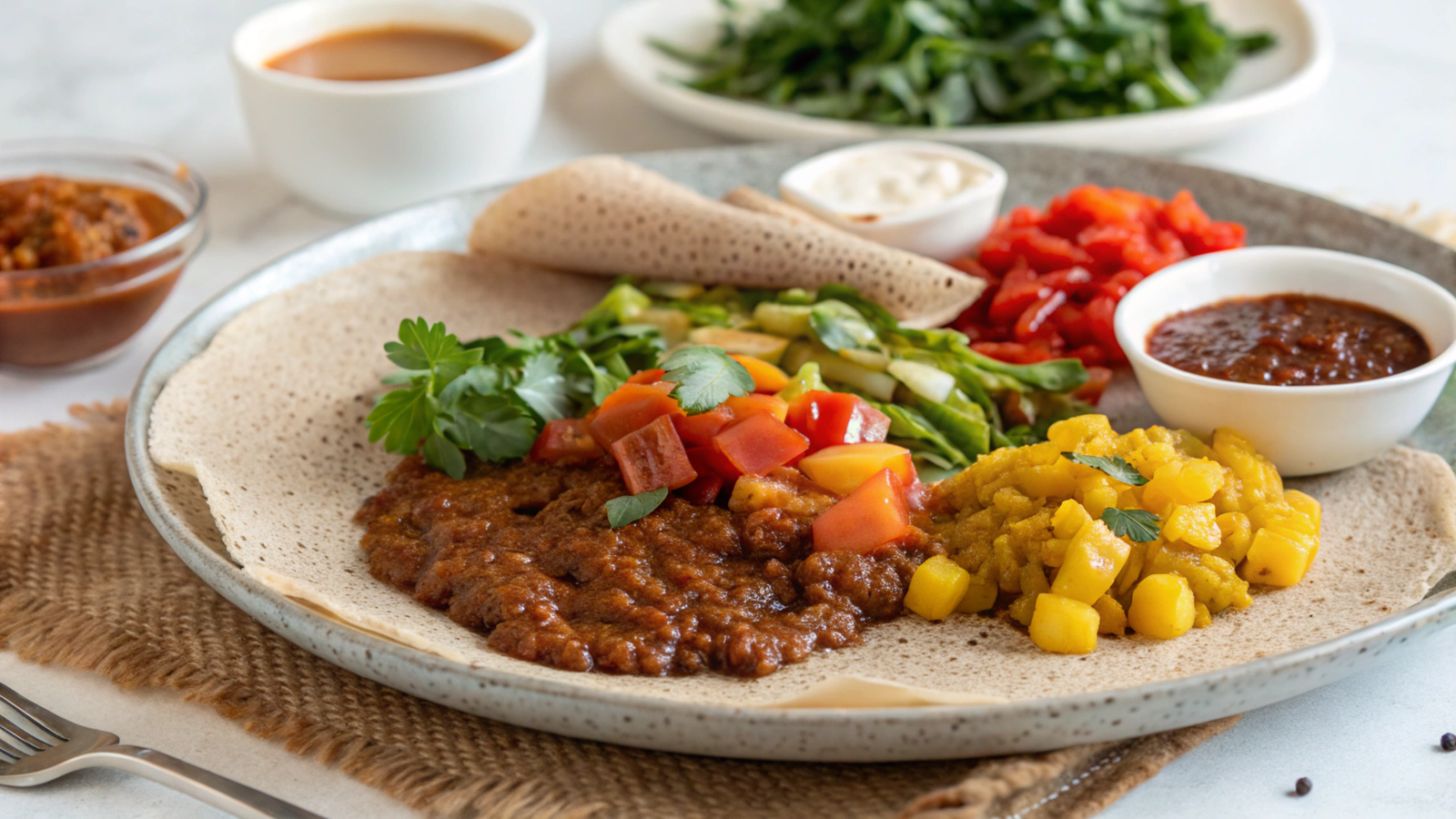 Teff Injera Plates: Nutritional and Culinary Foundations