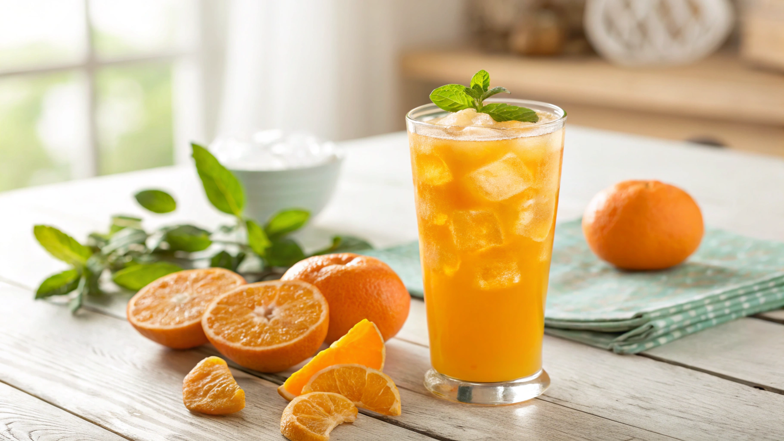 Tangerine Juices for Stress Relief