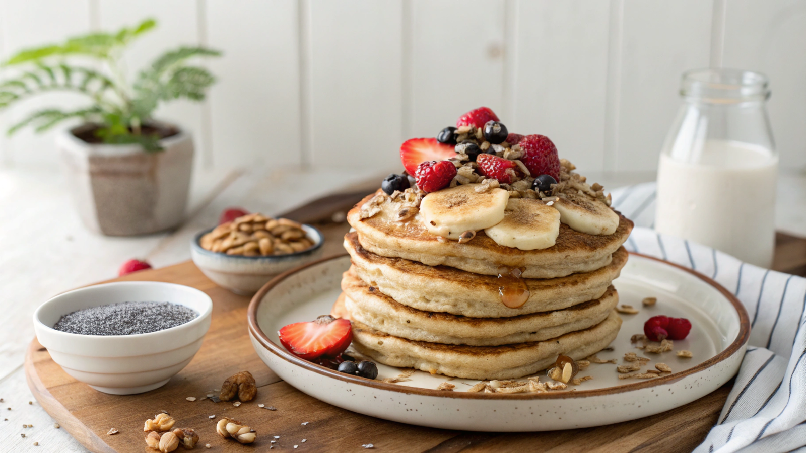 High-Fiber Vegan Pancakes: Nutritional and Culinary Analysis