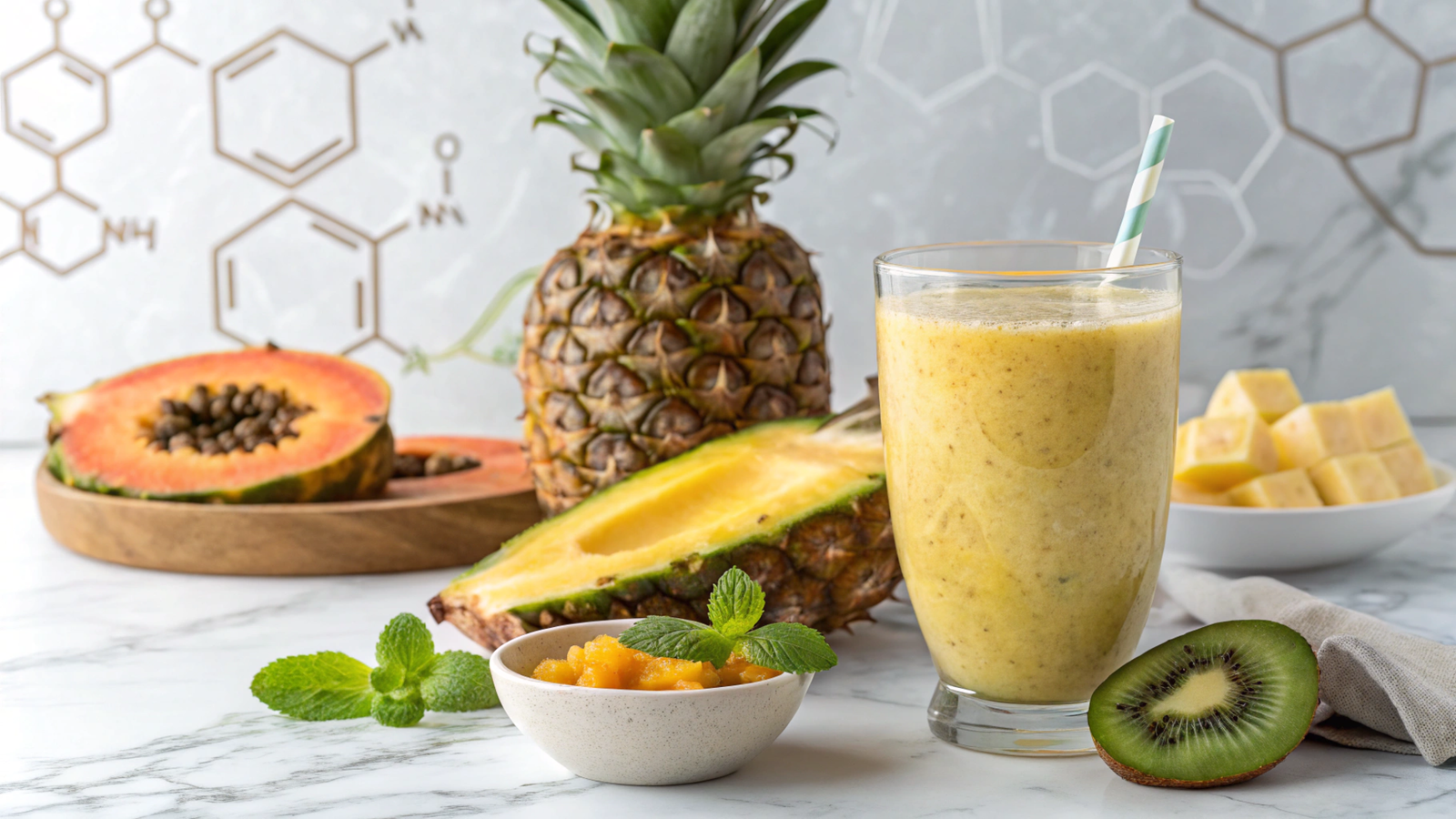 Pineapple Enzyme Smoothies: Biochemical Foundations and Practical Applications