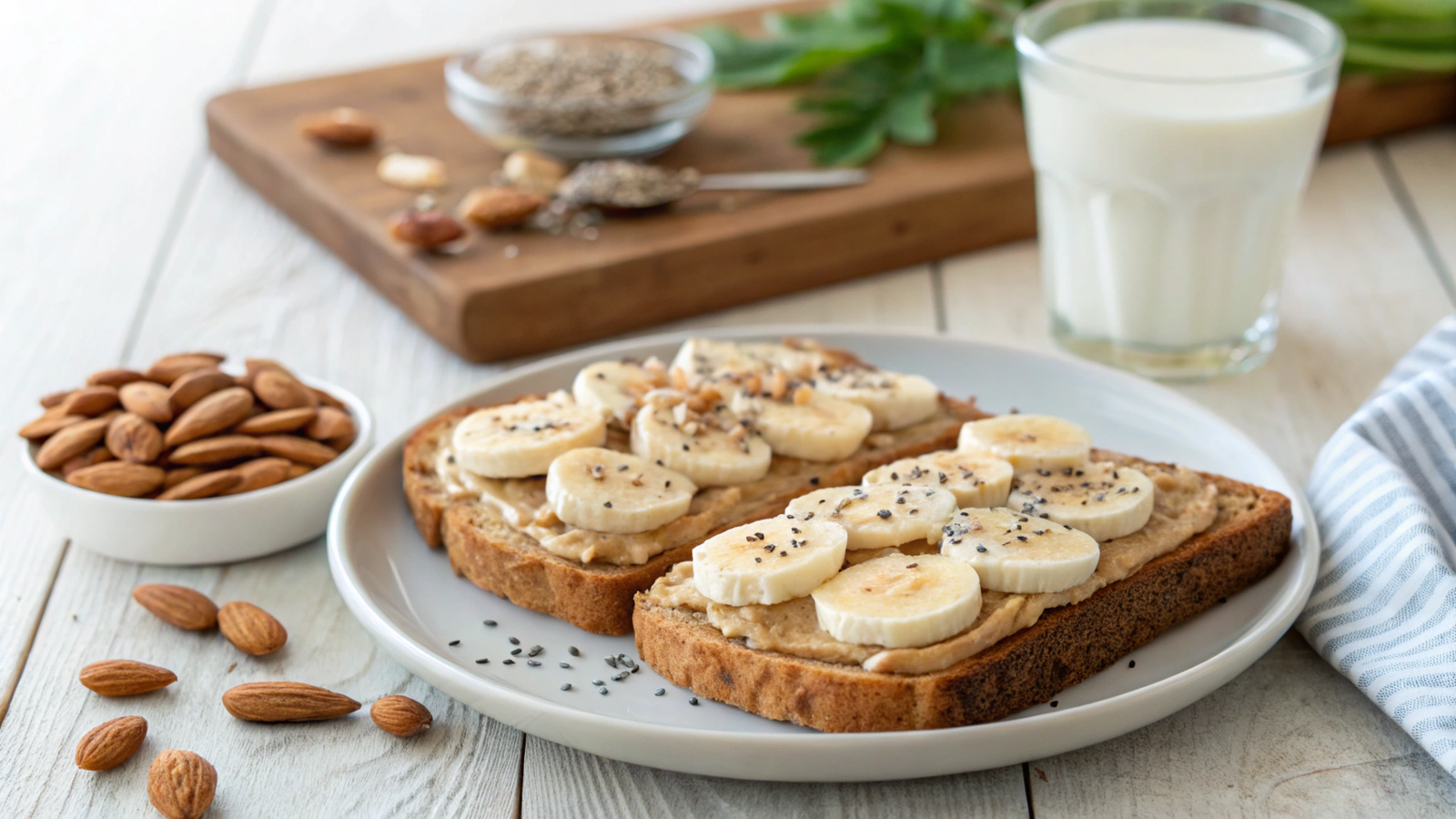 Nutritional Optimization with Almond Butter Protein Toasts
