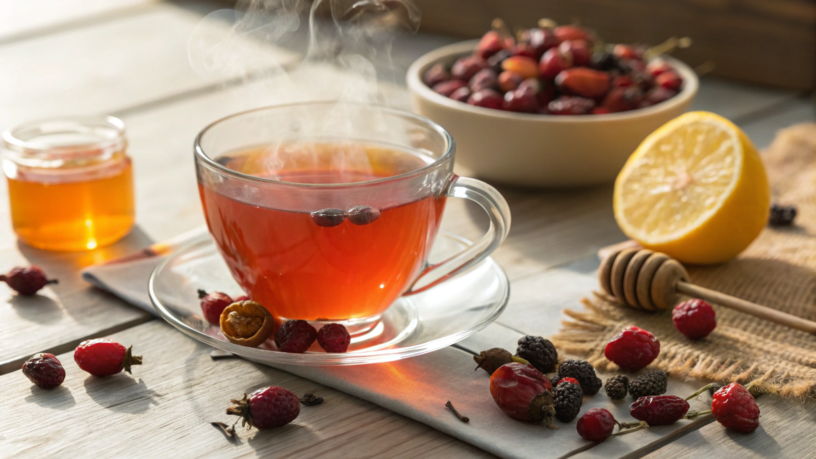 Rosehip Vitamin-C Teas: Nutritional and Practical Analysis