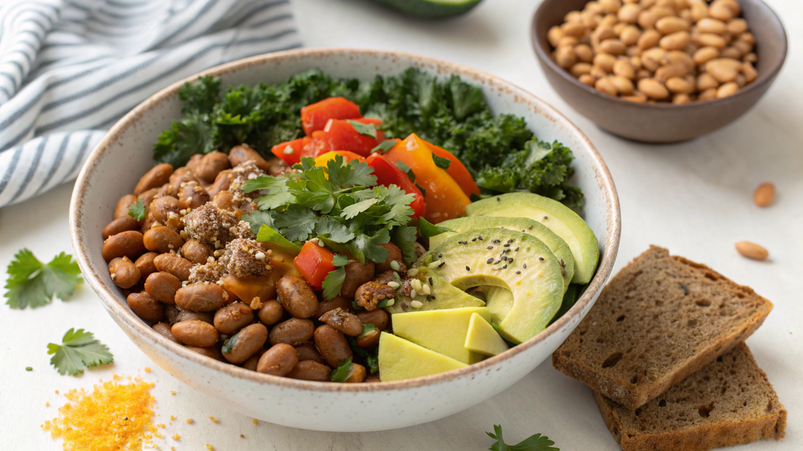 Pinto Bean Hearty Bowls for Optimal Liver Function
