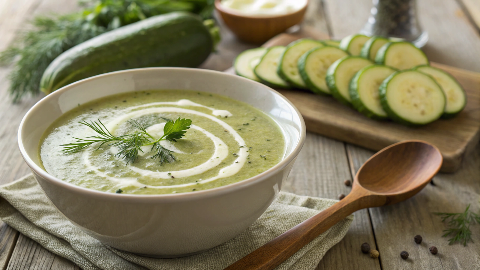 Zucchini Digestive Soups: Nutritional and Therapeutic Aspects
