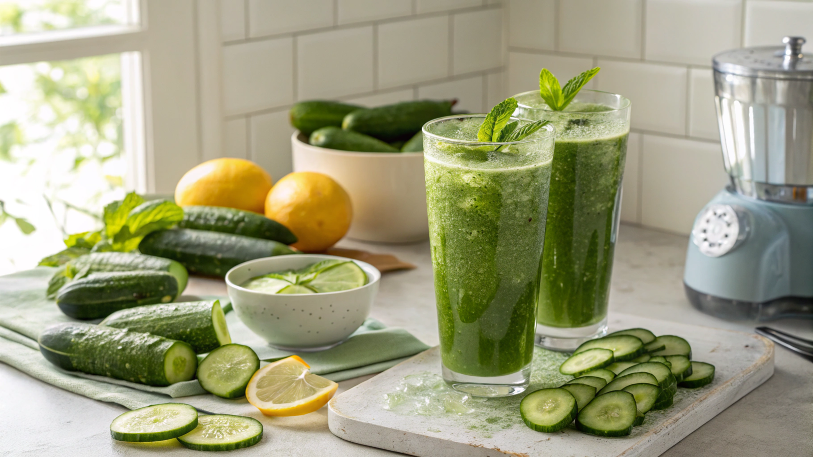 Hydration and Energy Optimization with Cucumber Juices