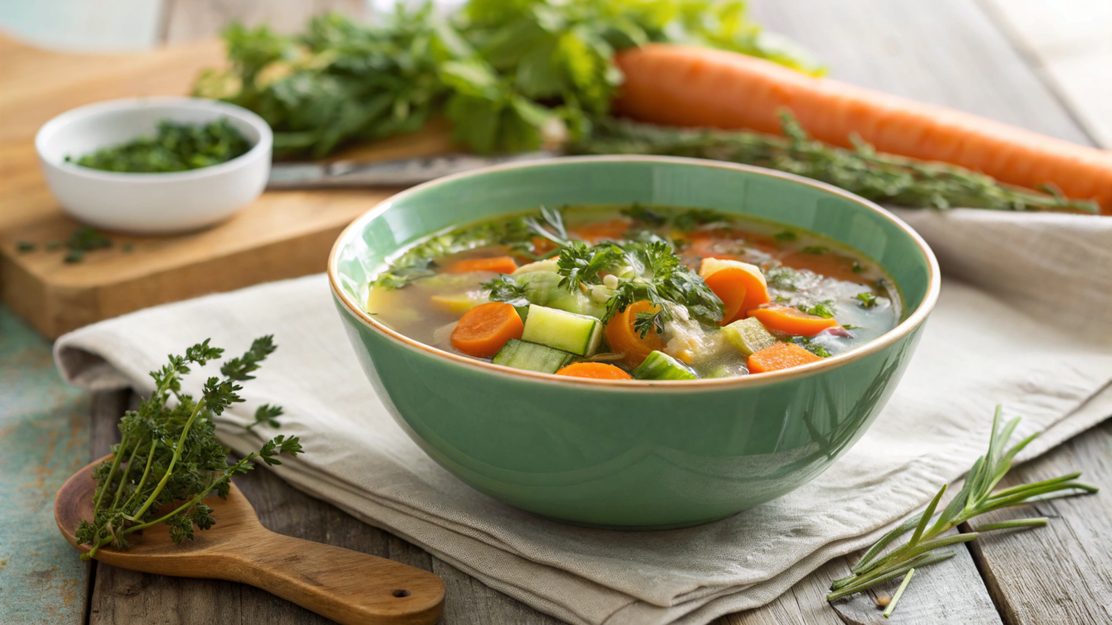 Herb-Infused Vegetable Soups for Sodium-Restricted Diets